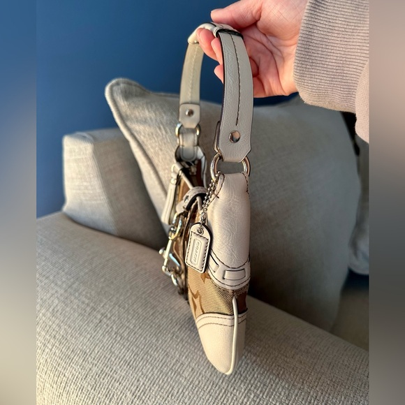 Coach RARE Y2K Classic Monogram Hampton Hobo Mini Bag - Picture 11 of 14